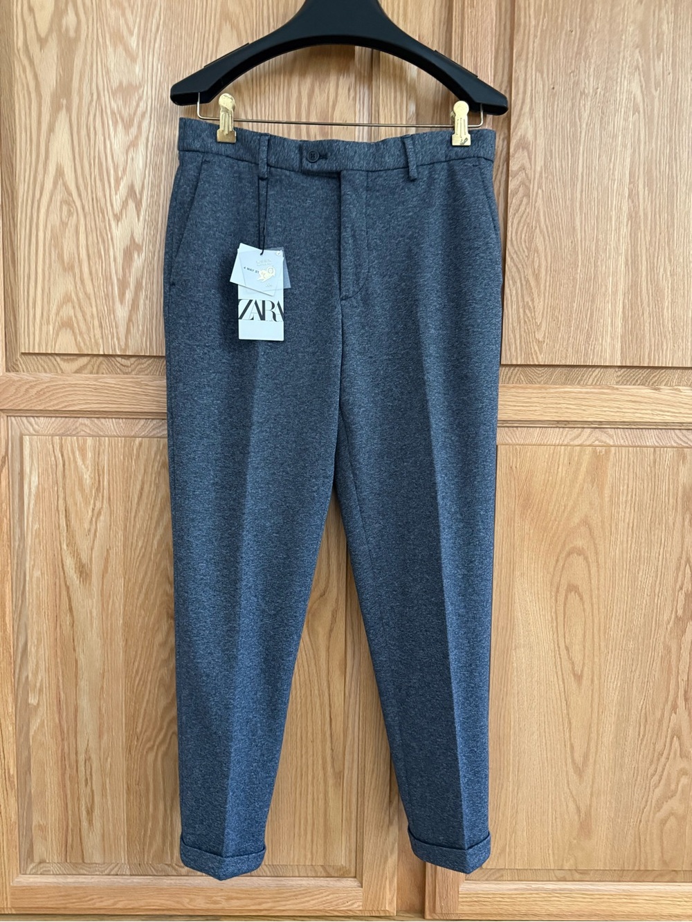 Zara NWT 4 Way Stretch Trousers